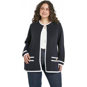 Lang gilet van rand tot rand