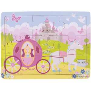 Bigjigs houten legpuzzel Prinses - 9 stukjes