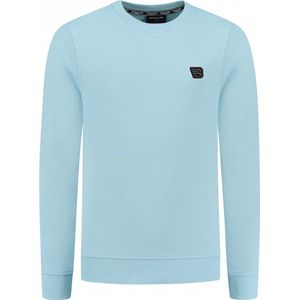 Ballin Amsterdam - Jongens Slim fit Sweaters Crewneck LS - Lt Blue - Maat 16