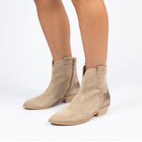 Manfield - Cowboylaarzen - Taupe - Suède