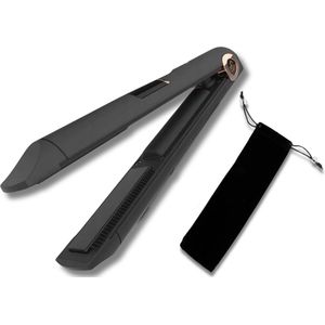 Draadloze Mini Stijltang - Mini Krultang - Reis Stijltang - Stijltang - Krultang - Kleine Krultang Voor Kort Haar - Kleine Krultang - Zwart