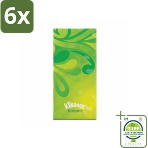 Kleenex – Balsam – Zakdoekjes – 8 stuks per verpakking - Voordeelverpakking - 6 stuks - Balsam zakdoekjes - Neusbescherming