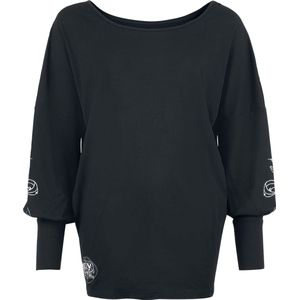 Harry Potter Hedwig Dames Shirt met lange mouwen - zwart - S