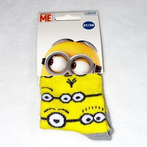 Minions sokken Geel ogen-Maat 27-30