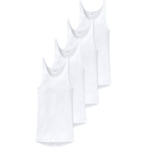 Schiesser Heren onderhemd 4 pack Original Classics dubbelrib