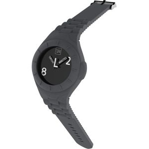 TOO LATE - siliconen horloge - MASH UP LORD REG - Ø 40 mm - Grey