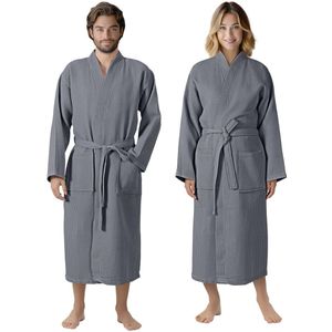 Boraboi ® Comfortabele en Ruimtebesparende Badjas voor Thuis, Reizen en Sauna in Uniseks Design