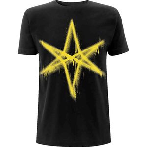 Bring Me The Horizon - Spray Hex Heren T-shirt - L - Zwart