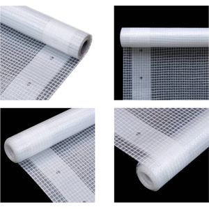 vidaXL Leno dekzeil 260 g/m² 2x3 m wit - Afdekzeil - Afdekzeilen - Zeildoek - Zeildoeken