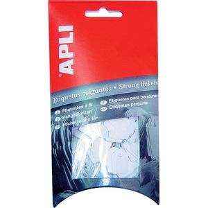 Apli draadetiketten ft 13 x 34 mm (b x h) (7007), etui van 200 stuks