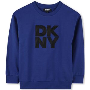 DKNY - D62451 - Sweatshirt - Blauw - 4 Years - Jongens