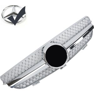Grill Sport Kühlergrill passt für Mercedes W209 CLK Chrom