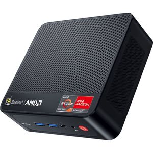 Beelink EQR5 - Mini-pc - AMD Ryzen 7 5825U - 32GB DDR4 RAM - 500GB NVMe SSD - Ondersteunt 4K-dual beeldschermweergave