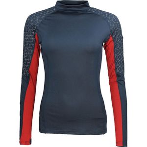 Qhp Trainingsshirt Qhp Eldorado Eventing Donkerblauw