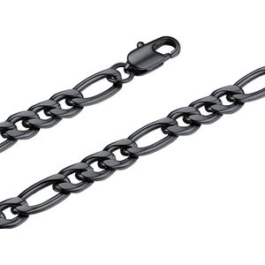 Chunky Cubaanse Link Chain Gangs Heavy Duty Dikke Platte Hals Ketting Jongens Hip Hop Sieraden 18""/20""/22""/24""/28""/30""/30
