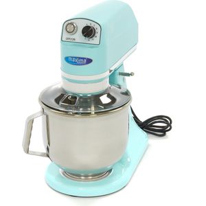 Maxima Planeetmenger 7 L Tot 2 Kg Deeg Pastel Blauw - RVS Mengkom - 11 Snelheden - Keukenmachine - Standmixer - Keukenrobot - 7 liter