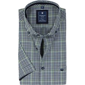Redmond - Overhemd - Korte Mouwen - Oxford Weving - Comfort Fit - Blauw