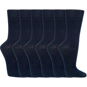 Warme Wollen Sokken | zwart | 6 Paar | Maat 35–50 | Heren en Dames