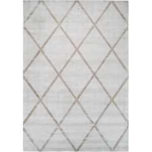 Laagpolig Vloerkleed - Luxury - Crème/Taupe - 120x170 cm