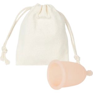 Sensi Flow Menstruatie Cup - Vegan- Hoge kwaliteit medische siliconen - 12 uur lang beschermt - inclusief katoenen tasje