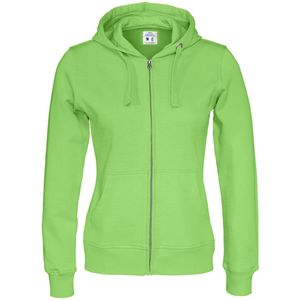 Cottover HOODIE FULL ZIP LADY - GOTS GECERTIFICEERD 141009 - Groen - S