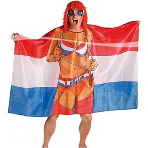 Vlag poncho vrouw