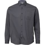 s.Oliver - Big Size - Overhemd - Grijs - Regular Fit - Lange Mouwen