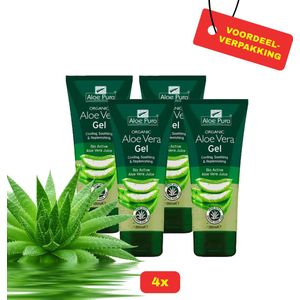 4 x Aloe Pura Aloe Vera Gel 4 X 200ml - Voordeelverpakking