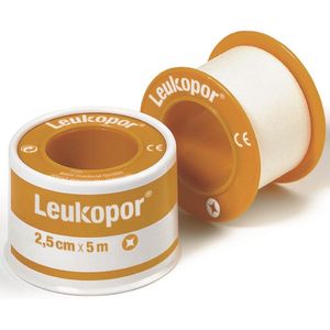 Leukopor Hechtpleister eurolock 5m x 2.50cm 1 Stuks