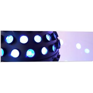PVC Schuimplaat- Foto van Draaiende Discobal - 90x30 cm Foto op PVC Schuimplaat