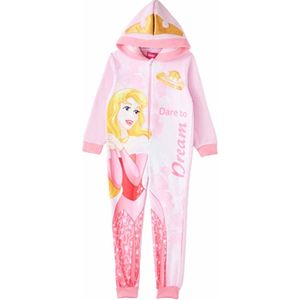 Princess onesie - maat 98 - roze - Disney Prinsessen huispak / pyjama