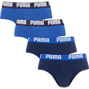 PUMA 4P herenslips basic combi blauw - XXL