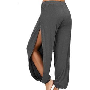 Luxe hollow out Yoga broek - Yoga pants - Hoge taille - Workout - Zeer goede kwaliteit - Donkergrijs
