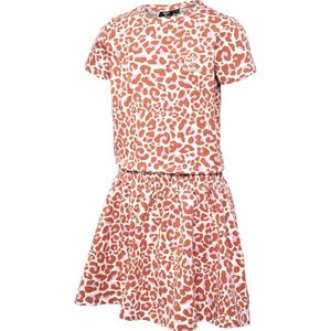 Hummel - hmlJUMPY AOP DRESS S/S - Meisjesjurk - Jersey - Korte Mouwen