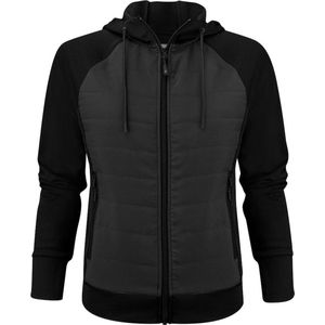 James Harvest - Keyport Jacket - Dames - Zwart - Sweatvest met Ritssluiting