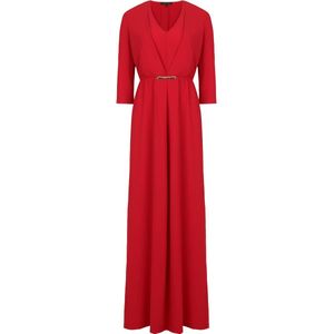 Patrizia Pepe • rode maxi jurk • maat 38 (IT44)