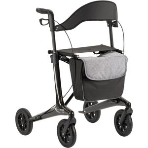 MultiMotion - Carbon rollator maat L - 5,5 kg - Softwielen - Carbonkleur