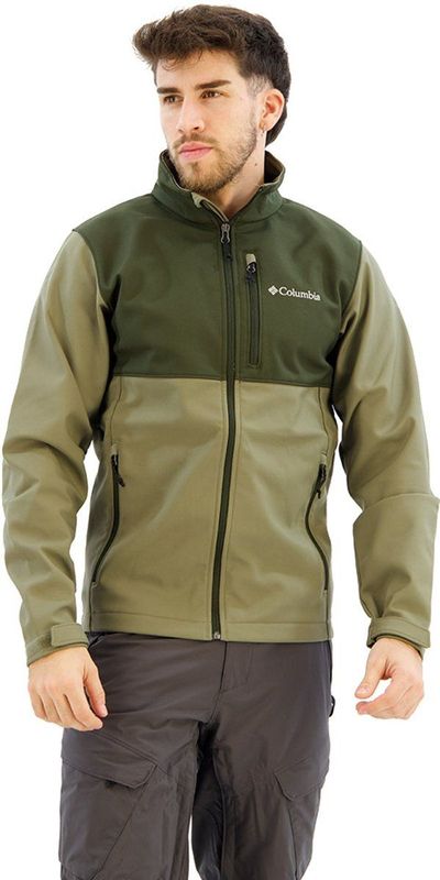 Columbia - Ascender Softshell Jacket - Jas - Stone Green - Materiaal: Softshell