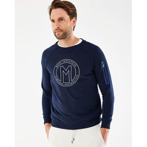 Crewneck Sweater Mannen - Navy - Maat M