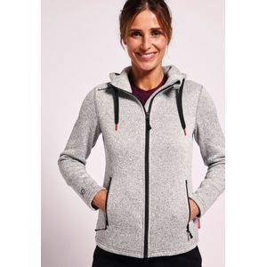 Damart - Fleecejack met capuchon voor dames Thermolactyl - Dames - Grijs - XS