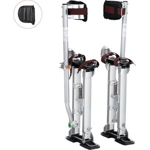 Vevor Stelten - Gereedschap - Verstelbaar in hoogte - Aluminium - Beschermende Kniebeschermers - Antislip