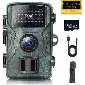 ApexArte® Wildcamera met Nachtzicht - Buitencamera - Waterdicht - Full HD