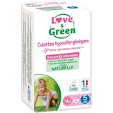 Love & Green Hypoallergene Slips 18 Slips Maat 5 (12-18 kg)