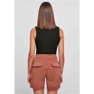 Urban Classics - Rib Knit Sleeveless Bodysuit - Zwart