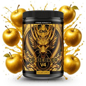CN Supplements - Xtreme Workout V4 - Pre Workout - Golden Apple - 500 gram - 40 doseringen
