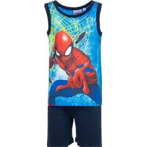 Spiderman - shortama - Donker blauw - Maat 98