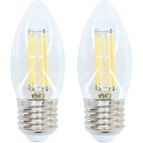 Bemko Premium LED Lamp E27 - vervangt 50W (6W) - 700lm - 2700K Warm Wit - 230V - 2 stuks
