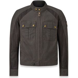 Belstaff Temple Mahonie Gewaxte Jas - Maat XL - Jas