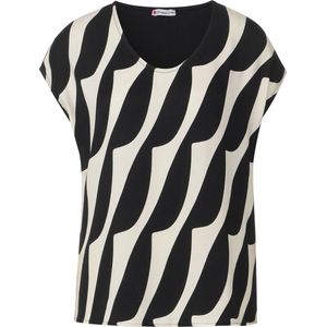 Street One printed mat-mix shirt maat 40