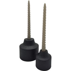 Deco4yourhome® - Kandelaar - Scandinavisch - Zaya - 12cm - Zwart
